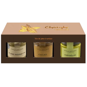 Trio de mini pâtes à tartiner
